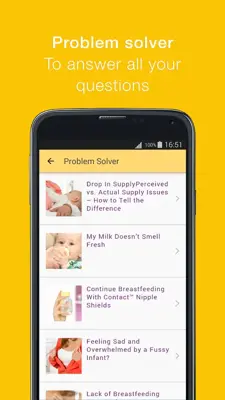 MyMedela android App screenshot 2